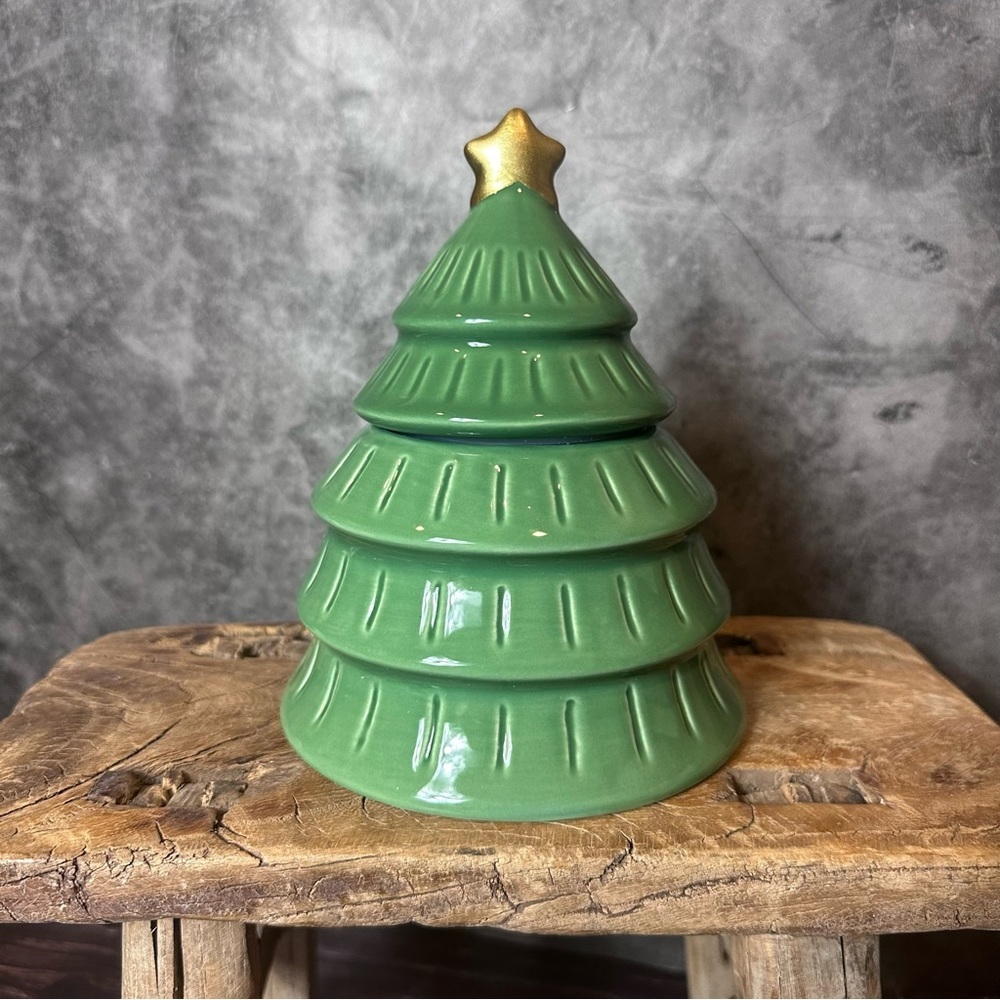 Target Bullseye 2023 Ceramic Christmas Tree Cookie Jar